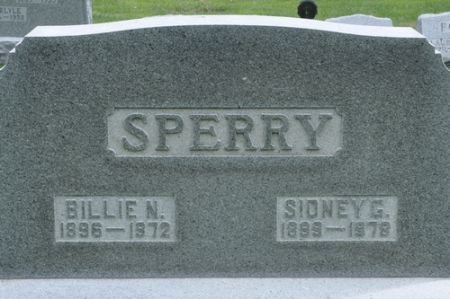 SPERRY, BILLIE N. - Grundy County, Iowa | BILLIE N. SPERRY 