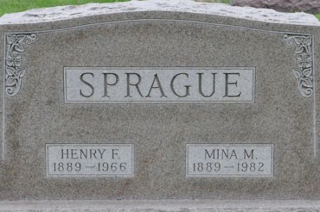 SPRAGUE, HENRY F. - Grundy County, Iowa | HENRY F. SPRAGUE 