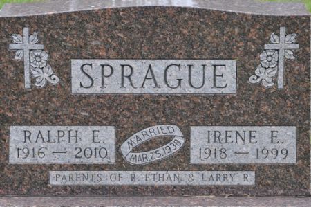 SPRAGUE, IRENE E. - Grundy County, Iowa | IRENE E. SPRAGUE 