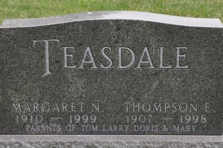 TEASDALE, MARGARET N. - Grundy County, Iowa | MARGARET N. TEASDALE 