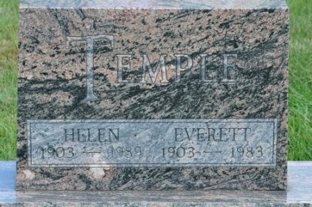 TEMPLE, HELEN - Grundy County, Iowa | HELEN TEMPLE 