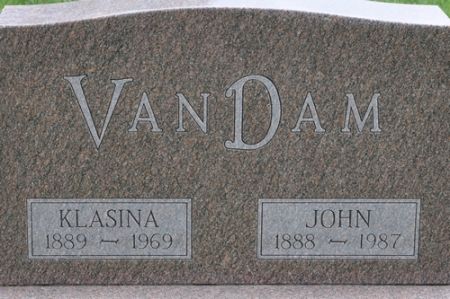 VANDAM, KLASINA - Grundy County, Iowa | KLASINA VANDAM 