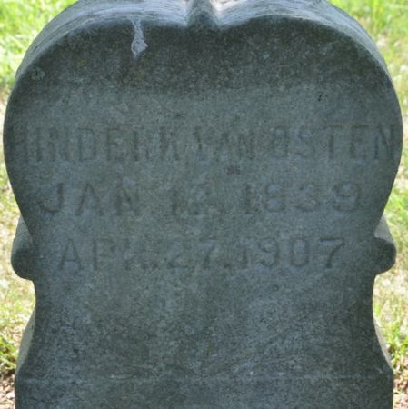 VANOSTEN, HINDERK - Grundy County, Iowa | HINDERK VANOSTEN 
