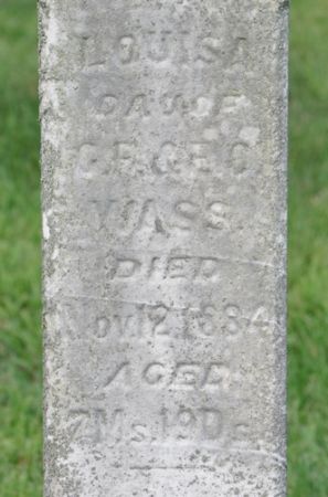 WASS, LOUISA - Grundy County, Iowa | LOUISA WASS 