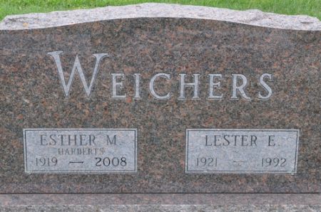WEICHERS, ESTHER M. (HARBERTS) - Grundy County, Iowa | ESTHER M. (HARBERTS) WEICHERS 