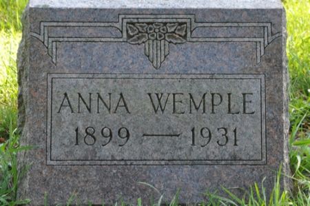 WEMPLE, ANNA - Grundy County, Iowa | ANNA WEMPLE 