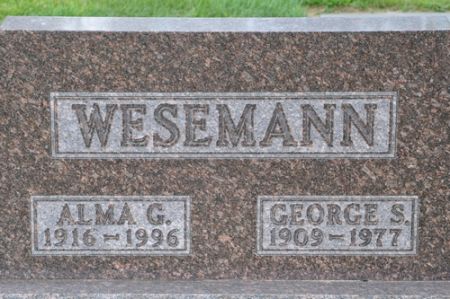 WESEMANN, ALMA G. - Grundy County, Iowa | ALMA G. WESEMANN 