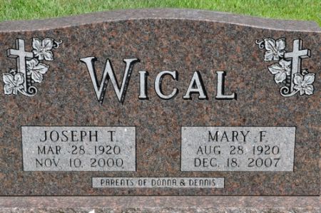 WICAL, MARY F. - Grundy County, Iowa | MARY F. WICAL 