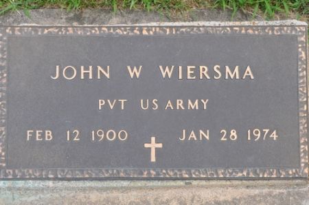 WIERSMA, JOHN W. - Grundy County, Iowa | JOHN W. WIERSMA 