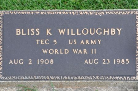 WILLOUGHBY, BLISS K. - Grundy County, Iowa | BLISS K. WILLOUGHBY 