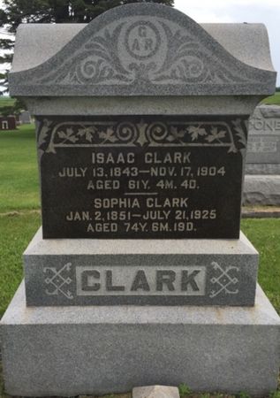 CLARK, ISAAC - Guthrie County, Iowa | ISAAC CLARK 
