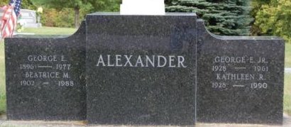 ALEXANDER, GEORGE E. - Hamilton County, Iowa | GEORGE E. ALEXANDER 