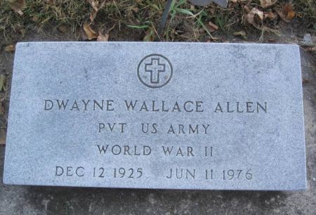 ALLEN, DWAYNE WALLACE - Hamilton County, Iowa | DWAYNE WALLACE ALLEN 