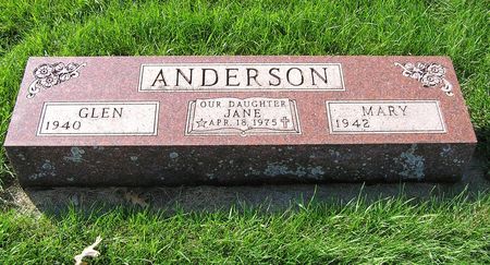 ANDERSON, JANE - Hamilton County, Iowa | JANE ANDERSON 