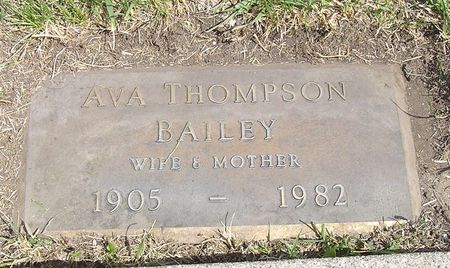BAILEY, AVA - Hamilton County, Iowa | AVA BAILEY 