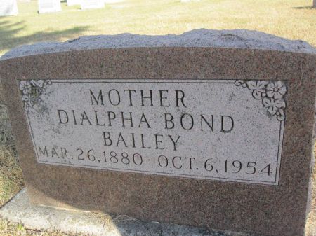 BOND BAILEY, DIALPHA - Hamilton County, Iowa | DIALPHA BOND BAILEY 