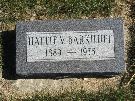 BARKHUFF, HATTIE V. - Hamilton County, Iowa | HATTIE V. BARKHUFF 