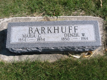 BARKHUFF, DENZIL WYLIE - Hamilton County, Iowa | DENZIL WYLIE BARKHUFF 