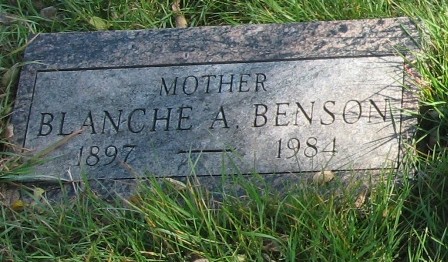 BAKER BENSON, BLANCHE A. 