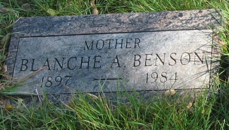 BENSON, BLANCHE A. 