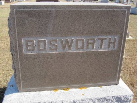 BOSWORTH, FAMILY STONE - Hamilton County, Iowa | FAMILY STONE BOSWORTH 