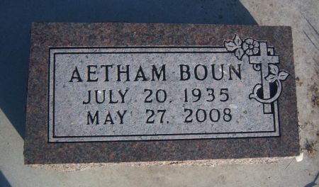 BOUN, AETHAM - Hamilton County, Iowa | AETHAM BOUN 