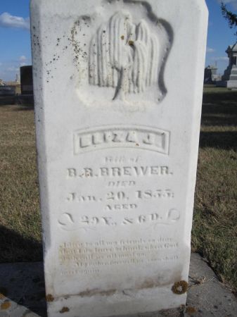 BREWER, ELIZA JANE - Hamilton County, Iowa | ELIZA JANE BREWER 