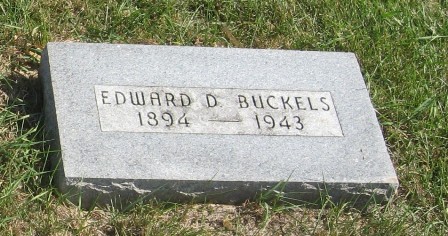 BUCKELS, EDWARD D. - Hamilton County, Iowa | EDWARD D. BUCKELS 