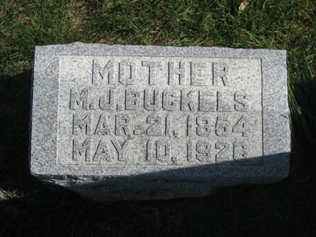 RINKER BUCKELS, MARTHA JANE - Hamilton County, Iowa | MARTHA JANE RINKER BUCKELS 
