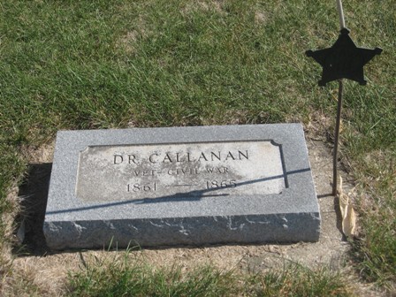 CALLANAN, DR. CECIL - Hamilton County, Iowa | DR. CECIL CALLANAN 