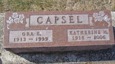 CAPSEL, KATHERINE M. - Hamilton County, Iowa | KATHERINE M. CAPSEL 