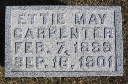 CARPENTER, ETTIE MAY - Hamilton County, Iowa | ETTIE MAY CARPENTER 
