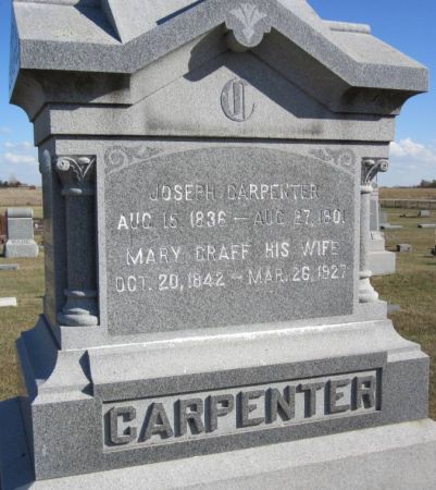 GRAFF CARPENTER, MARY - Hamilton County, Iowa | MARY GRAFF CARPENTER 