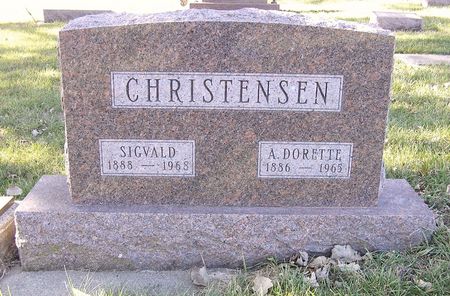 CHRISTENSEN, A. DORETTE - Hamilton County, Iowa | A. DORETTE CHRISTENSEN 