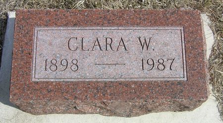 CHRISTENSEN, CLARA W. - Hamilton County, Iowa | CLARA W. CHRISTENSEN 