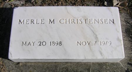 CHRISTENSEN, MERLE M. - Hamilton County, Iowa | MERLE M. CHRISTENSEN 