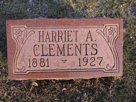 WHITE CLEMENTS, HARRIET A. - Hamilton County, Iowa | HARRIET A. WHITE CLEMENTS 