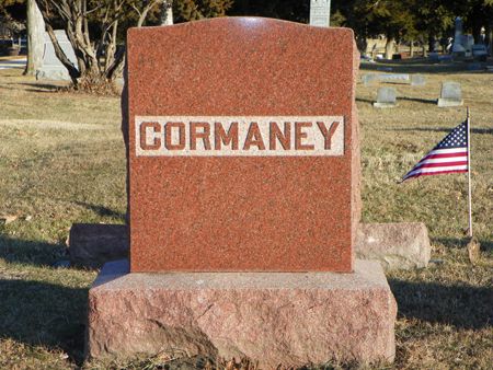CORMANEY FAMILY STONE,  - Hamilton County, Iowa |  CORMANEY FAMILY STONE 