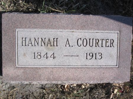 COURTER, HANNAH A. - Hamilton County, Iowa | HANNAH A. COURTER 