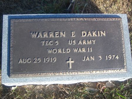 DAKIN, WARREN E. - Hamilton County, Iowa | WARREN E. DAKIN 