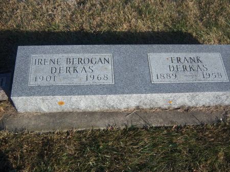 BEROGAN DERKAS, IRENE - Hamilton County, Iowa | IRENE BEROGAN DERKAS 