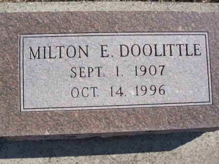 DOOLITTLE, MILTON E. - Hamilton County, Iowa | MILTON E. DOOLITTLE 