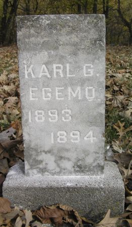 EGEMO, KARL G. - Hamilton County, Iowa | KARL G. EGEMO 