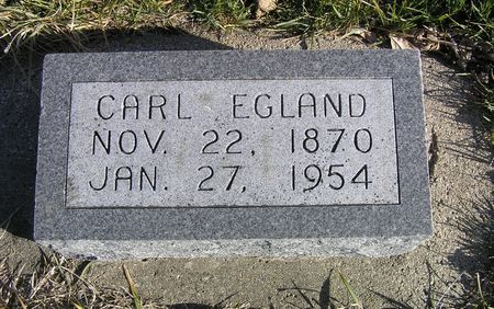 EGLAND, CARL - Hamilton County, Iowa | CARL EGLAND 
