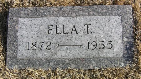 ERICKSON, ELLA T. - Hamilton County, Iowa | ELLA T. ERICKSON 