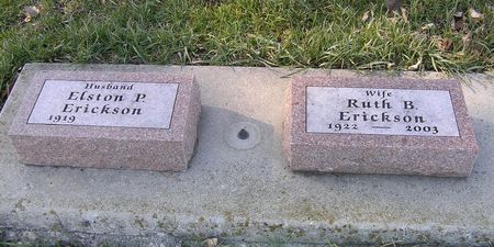 ERICKSON, RUTH B. - Hamilton County, Iowa | RUTH B. ERICKSON 