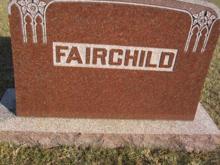 FAIRCHILD, FAMILY STONE - Hamilton County, Iowa | FAMILY STONE FAIRCHILD 
