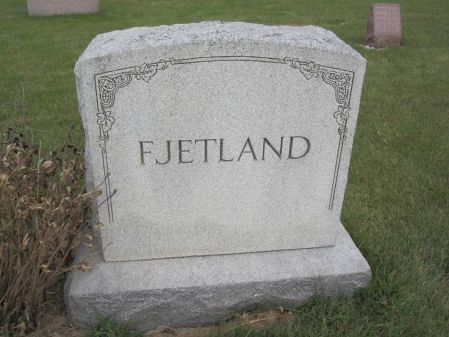 FAMILY STONE, FJETLAND - Hamilton County, Iowa | FJETLAND FAMILY STONE 