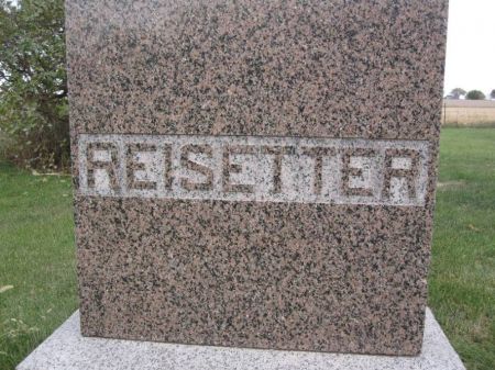 FAMILY STONE, REISETTER - Hamilton County, Iowa | REISETTER FAMILY STONE 