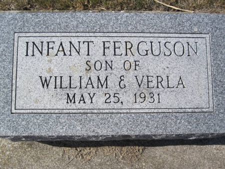 FERGUSON, INFANT SON - Hamilton County, Iowa | INFANT SON FERGUSON 